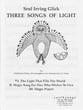 Three Songs of Light SSA choral sheet music cover